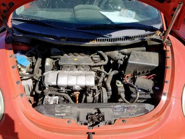 3VWCK21Y43M325675 - 2003 VOLKSWAGEN NEW BEETLE ნარინჯისფერი ფოტო 7