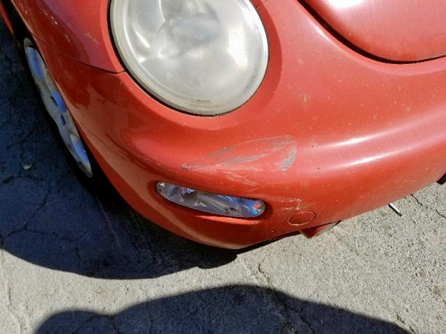 3VWCK21Y43M325675 - 2003 VOLKSWAGEN NEW BEETLE ნარინჯისფერი ფოტო 9