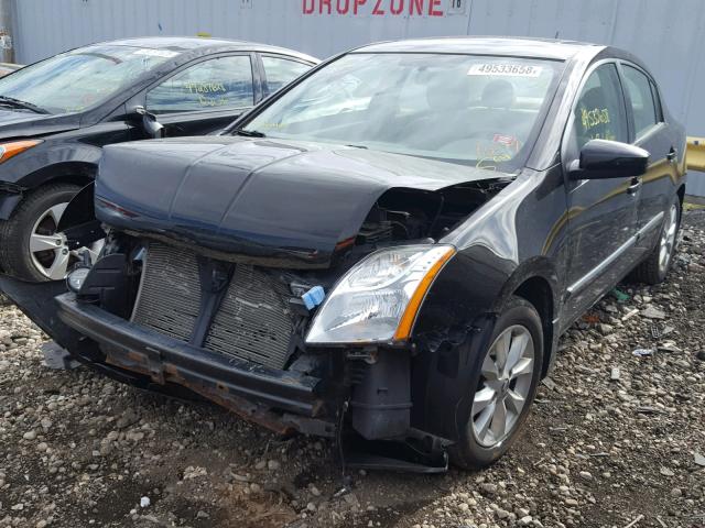 3N1AB6AP7BL694207 - 2011 NISSAN SENTRA 2.0 BLACK photo 2