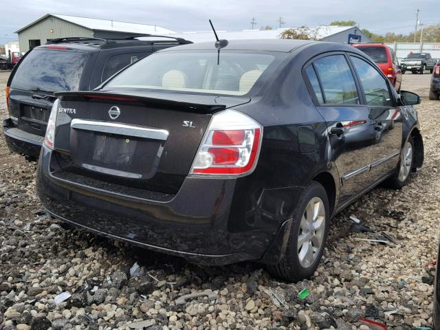 3N1AB6AP7BL694207 - 2011 NISSAN SENTRA 2.0 BLACK photo 4