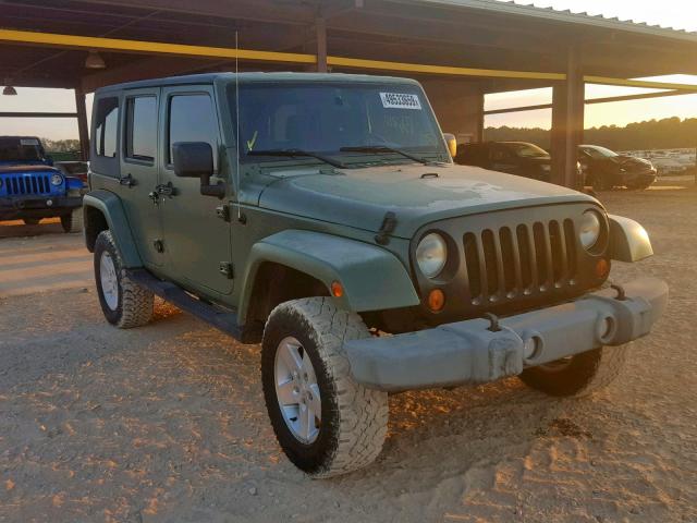 1J4GB59177L102285 - 2007 JEEP WRANGLER S მწვანე ფოტო 1