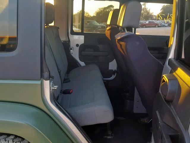 1J4GB59177L102285 - 2007 JEEP WRANGLER S მწვანე ფოტო 6