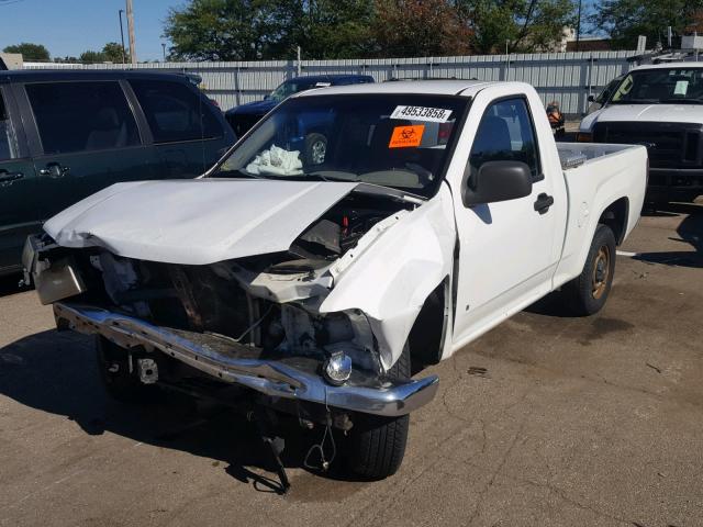 1GCCS148668234246 - 2006 CHEVROLET COLORADO WHITE photo 2