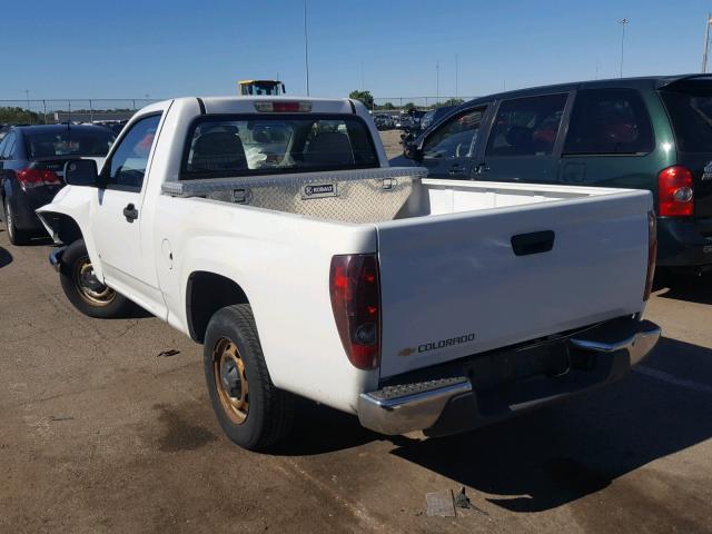 1GCCS148668234246 - 2006 CHEVROLET COLORADO WHITE photo 3