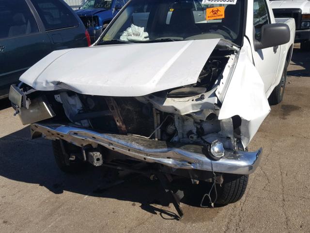 1GCCS148668234246 - 2006 CHEVROLET COLORADO WHITE photo 9