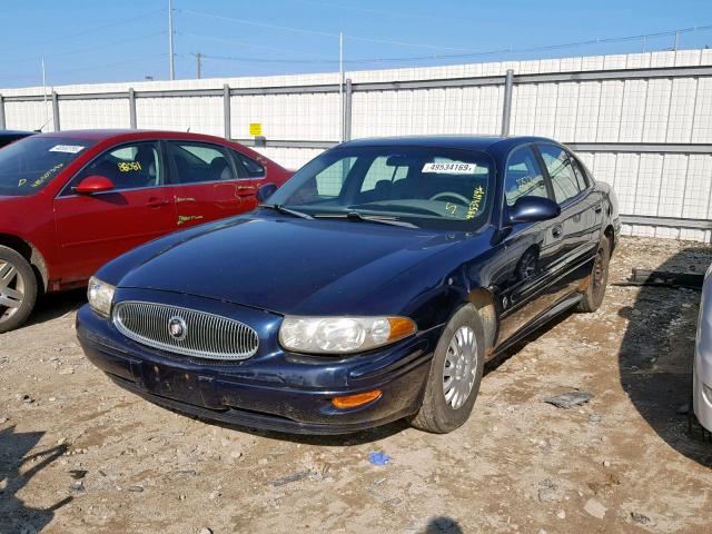 1G4HP52K13U176896 - 2003 BUICK LESABRE CU BLUE photo 2