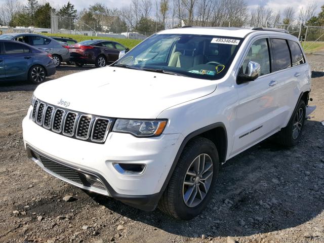 1C4RJFBG8HC603547 - 2017 JEEP GRAND CHER WHITE photo 2