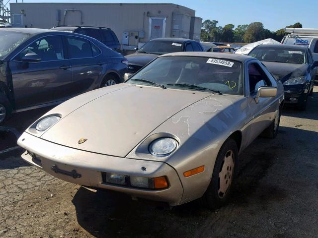 WP0JB0927GS862066 - 1986 PORSCHE 928 S BURGUNDY photo 2