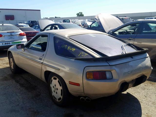 WP0JB0927GS862066 - 1986 PORSCHE 928 S BURGUNDY photo 3