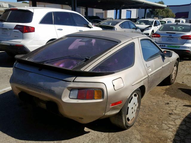 WP0JB0927GS862066 - 1986 PORSCHE 928 S BURGUNDY photo 4