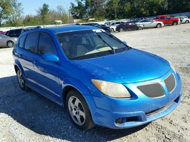 5Y2SL65857Z404161 - 2007 PONTIAC VIBE BLUE photo 1