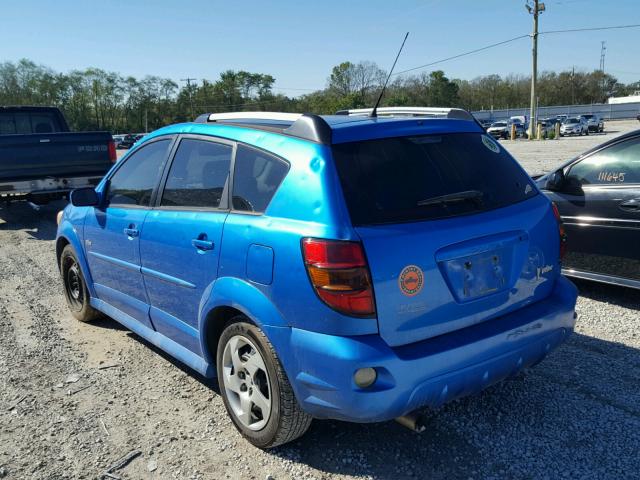 5Y2SL65857Z404161 - 2007 PONTIAC VIBE BLUE photo 3