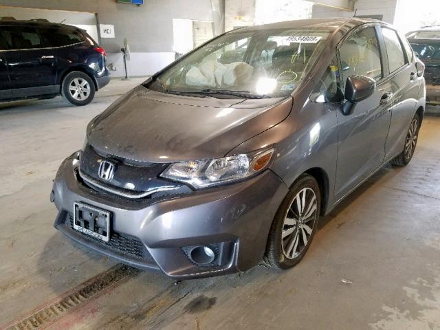 JHMGK5H74GX039844 - 2016 HONDA FIT EX GRAY photo 2