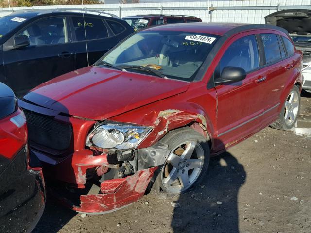 1B3HB78K07D277280 - 2007 DODGE CALIBER R/ RED photo 2