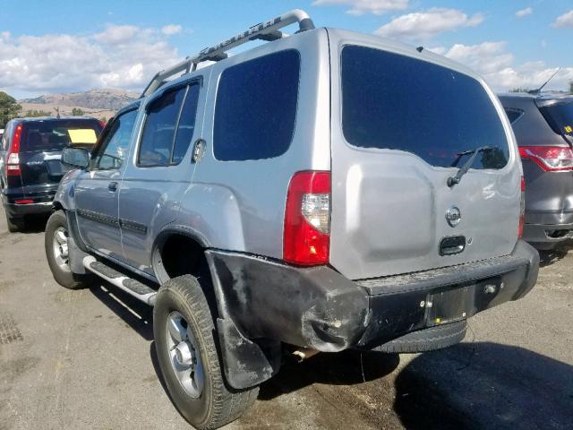 5N1ED28Y14C617309 - 2004 NISSAN XTERRA XE SILVER photo 3