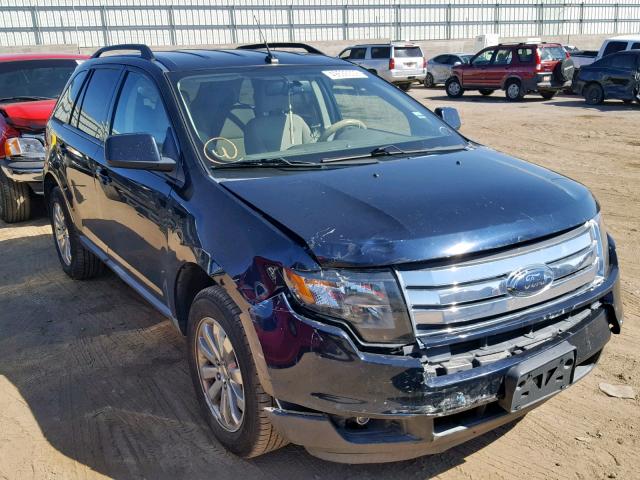 2FMDK3JC7ABB41262 - 2010 FORD EDGE SEL BLUE photo 1