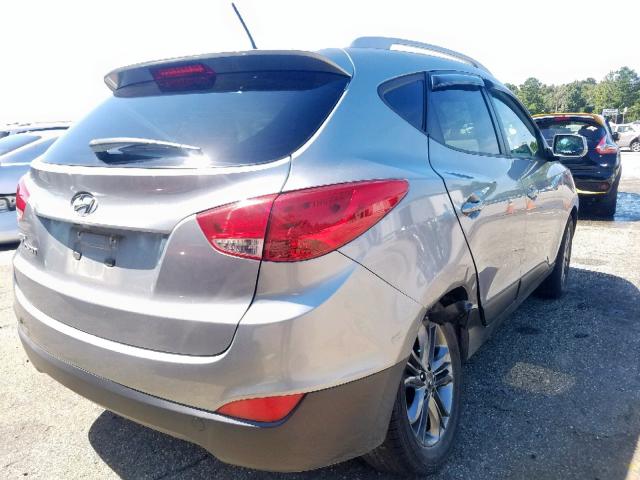 KM8JU3AG4FU073259 - 2015 HYUNDAI TUCSON LIM BLUE photo 4