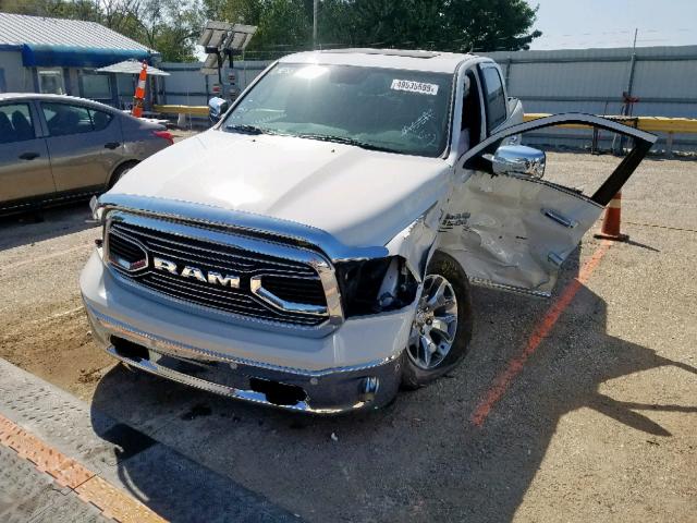 1C6RR7PT5HS728619 - 2017 RAM 1500 LONGH CREAM photo 2