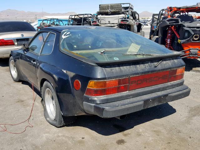 93A0151753 - 1980 PORSCHE 924 TURBO BLACK photo 3