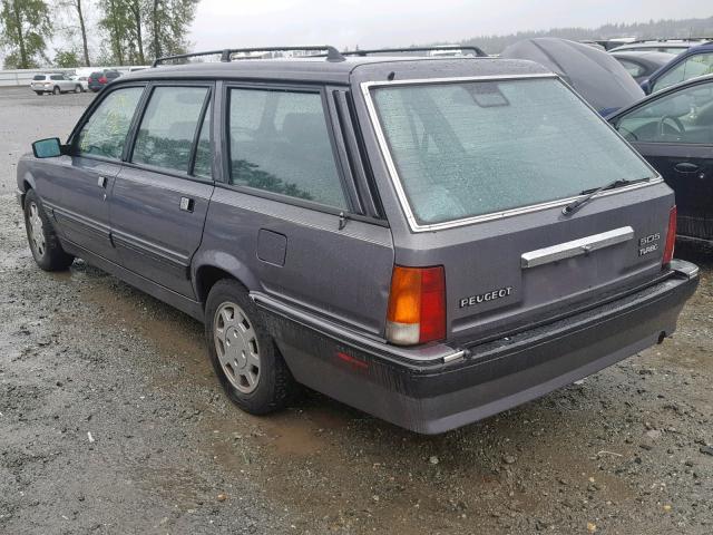 VF3BD71F8KS428386 - 1989 PEUGEOT 505 S GRAY photo 3