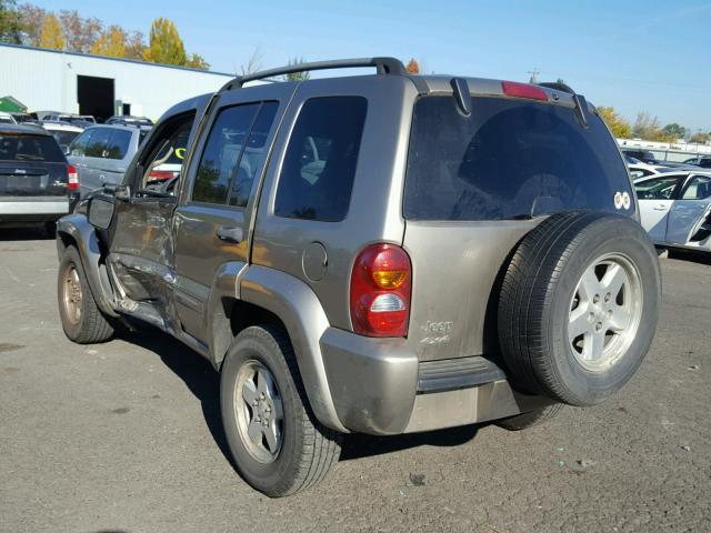 1J4GL58K24W245940 - 2004 JEEP LIBERTY LI BEIGE photo 3