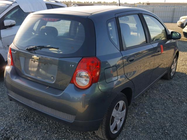 KL1TD6DE3BB167249 - 2011 CHEVROLET AVEO LS CHARCOAL photo 4