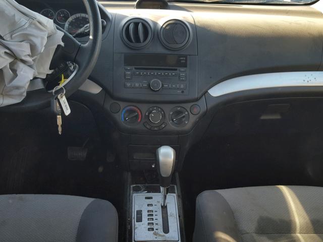 KL1TD6DE3BB167249 - 2011 CHEVROLET AVEO LS CHARCOAL photo 9