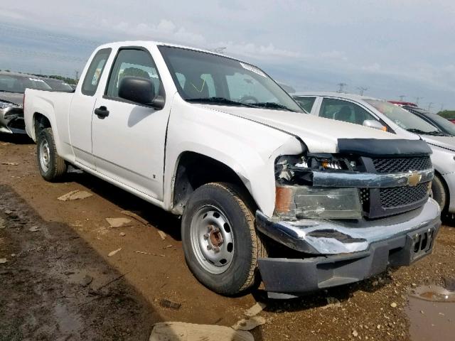 1GCCS19E988213604 - 2008 CHEVROLET COLORADO WHITE photo 1