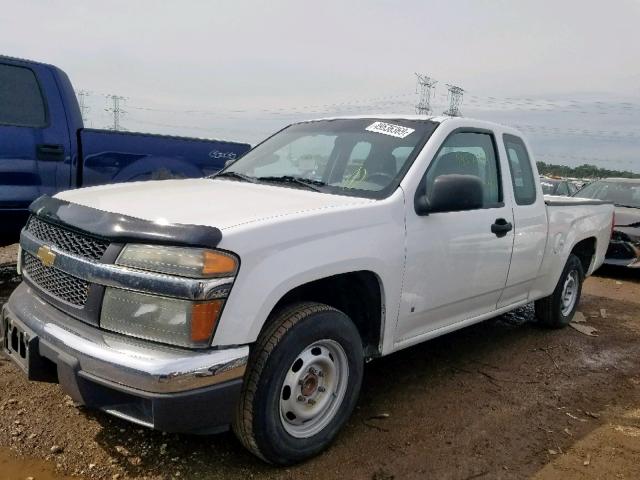 1GCCS19E988213604 - 2008 CHEVROLET COLORADO WHITE photo 2