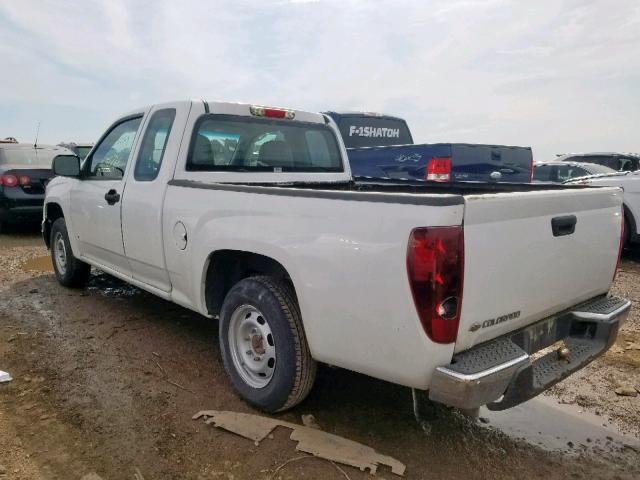 1GCCS19E988213604 - 2008 CHEVROLET COLORADO WHITE photo 3