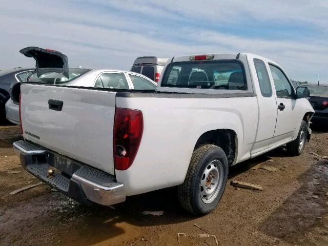 1GCCS19E988213604 - 2008 CHEVROLET COLORADO WHITE photo 4