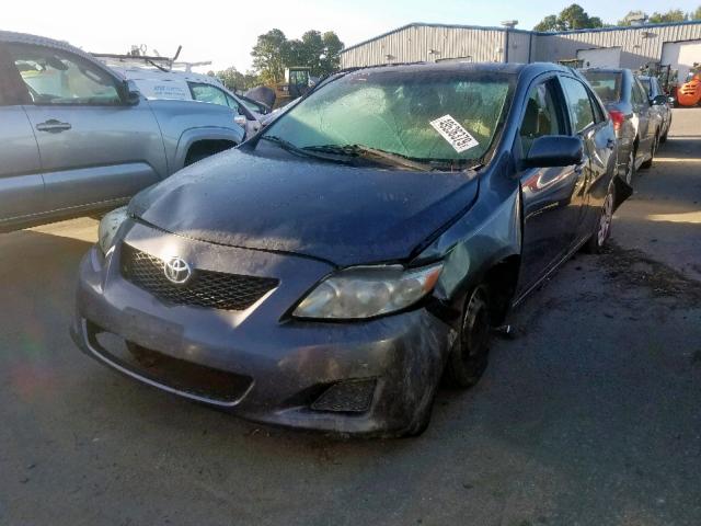 JTDBL40E699077967 - 2009 TOYOTA COROLLA BA GRAY photo 2