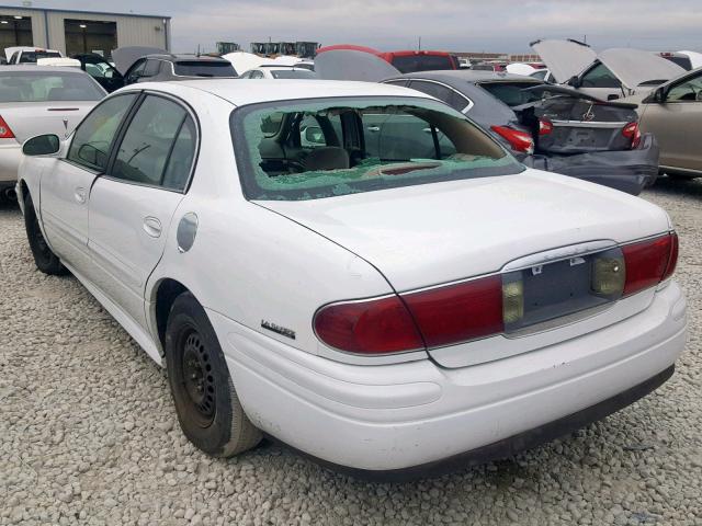 1G4HP54K5Y4265245 - 2000 BUICK LESABRE CU WHITE photo 3