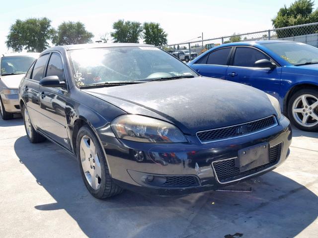 2G1WD58C869180281 - 2006 CHEVROLET IMPALA SUP შავი ფოტო 1
