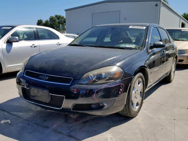 2G1WD58C869180281 - 2006 CHEVROLET IMPALA SUP შავი ფოტო 2
