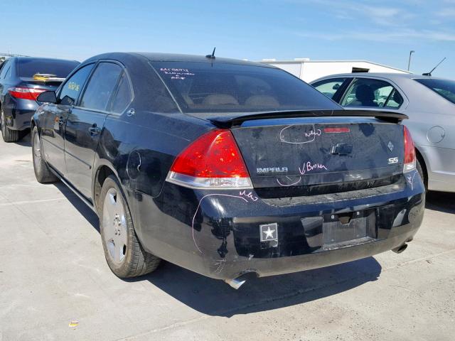 2G1WD58C869180281 - 2006 CHEVROLET IMPALA SUP შავი ფოტო 3