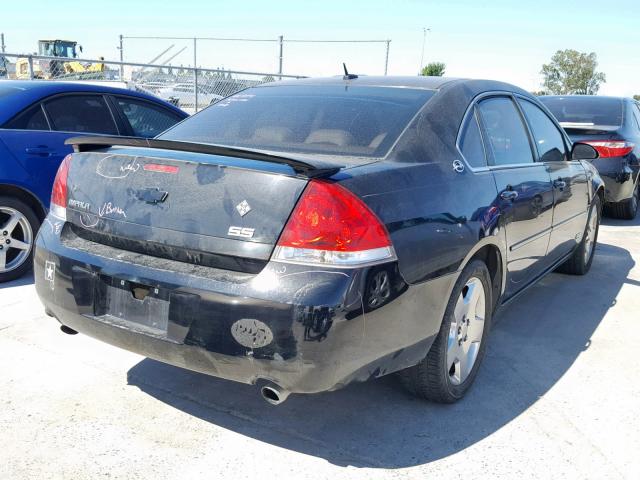 2G1WD58C869180281 - 2006 CHEVROLET IMPALA SUP შავი ფოტო 4
