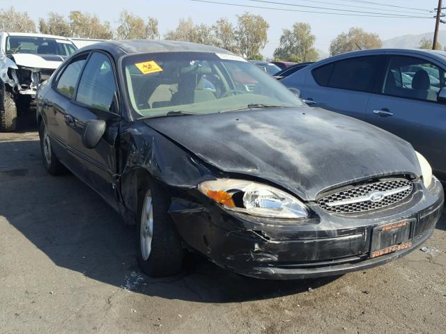 1FAFP55U0YA122609 - 2000 FORD TAURUS SES BLACK photo 1