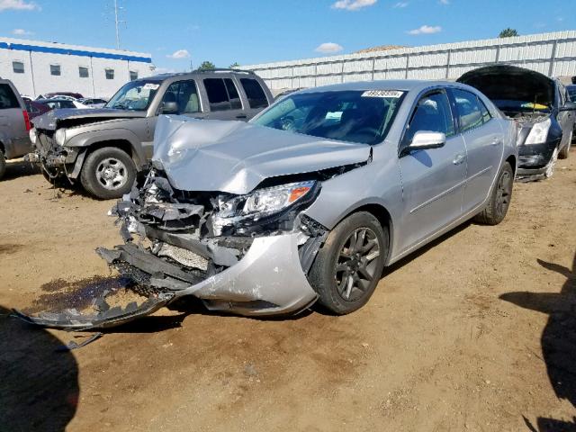 1G11C5SL0FF309529 - 2015 CHEVROLET MALIBU 1LT 银色 照片 2