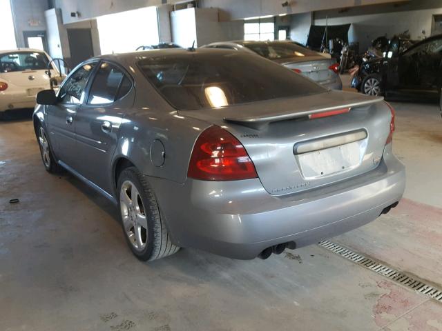 2G2WC55C081130706 - 2008 PONTIAC GRAND PRIX GRAY photo 3