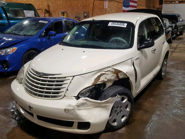 3A4FY58B66T234168 - 2006 CHRYSLER PT CRUISER WHITE photo 2