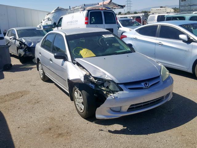 2HGES16334H600845 - 2004 HONDA CIVIC DX V SILVER photo 1