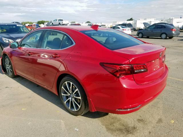 19UUB2F5XHA000783 - 2017 ACURA TLX TECH RED photo 3