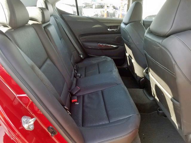 19UUB2F5XHA000783 - 2017 ACURA TLX TECH RED photo 6