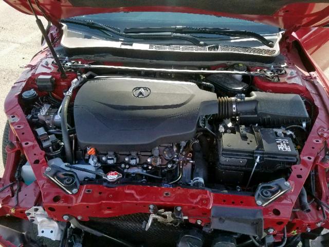 19UUB2F5XHA000783 - 2017 ACURA TLX TECH RED photo 7