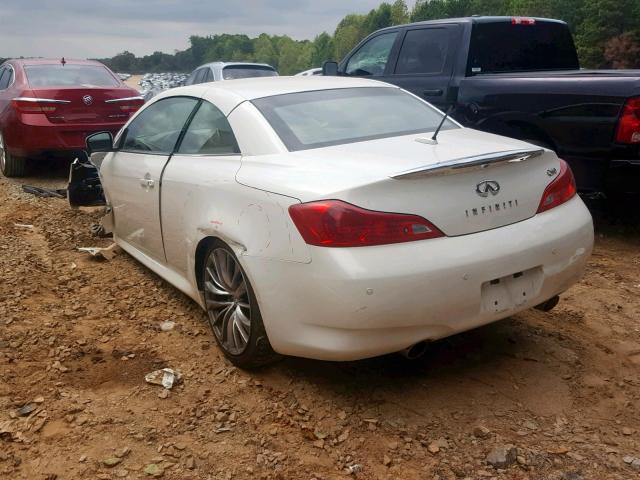 JN1CV6FE2EM900308 - 2014 INFINITI Q60 BASE WHITE photo 3