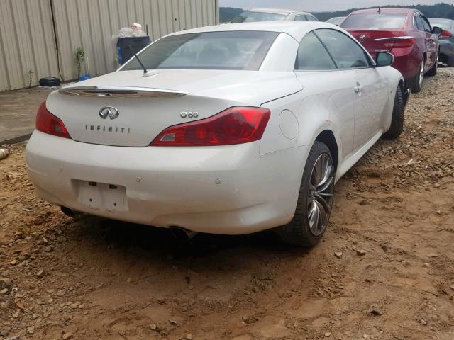 JN1CV6FE2EM900308 - 2014 INFINITI Q60 BASE WHITE photo 4