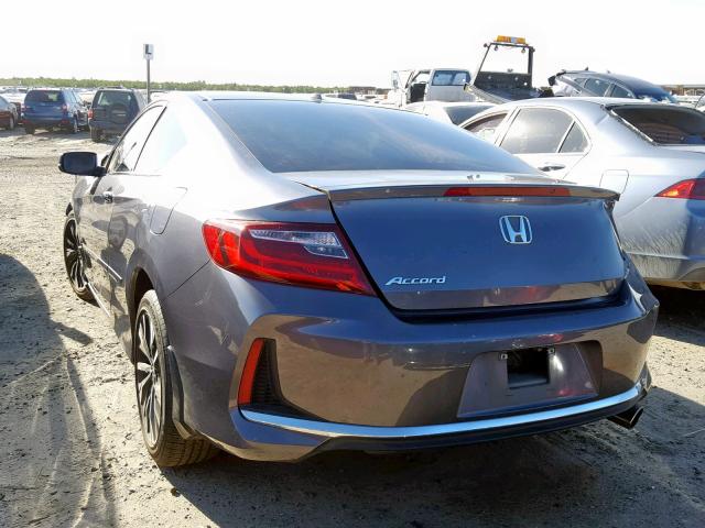 1HGCT1B76GA010557 - 2016 HONDA ACCORD EX CHARCOAL photo 3