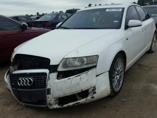 WAUEH74F07N029854 - 2007 AUDI A6 S-LINE WHITE photo 2