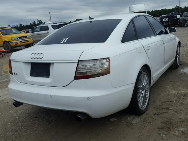 WAUEH74F07N029854 - 2007 AUDI A6 S-LINE WHITE photo 4